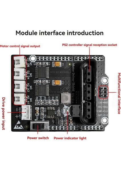 Dc 6-12V 4 Yollu Motor Sürücü Modülü Yüksek Performanslı Motor (Yurt Dışından)