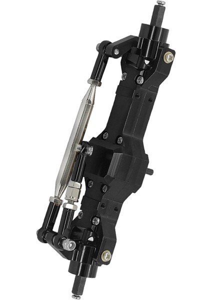 Rc Araba Metal Ön ve Arka Aks Montaj Kiti Wpl C14 C24 Siyah (Yurt Dışından)