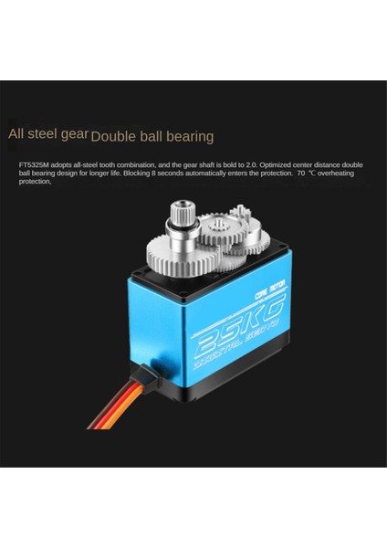FT5325M 25KG Dijital Servo 18 110 Rc Araba Tekne Robotu Için (Yurt Dışından)