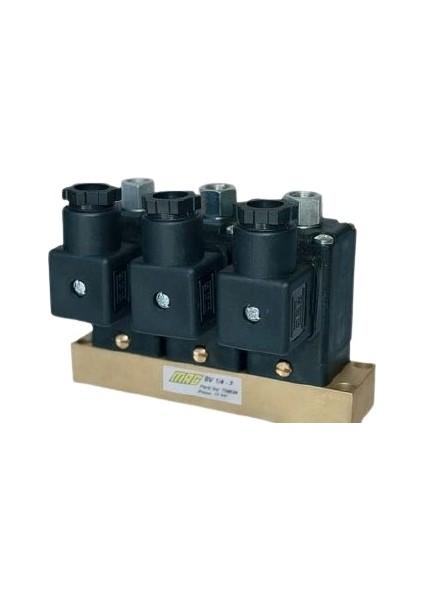 Mag Valf Bv 1/4 - 3/2 12 Dc 24 Dc 220V Üçlü