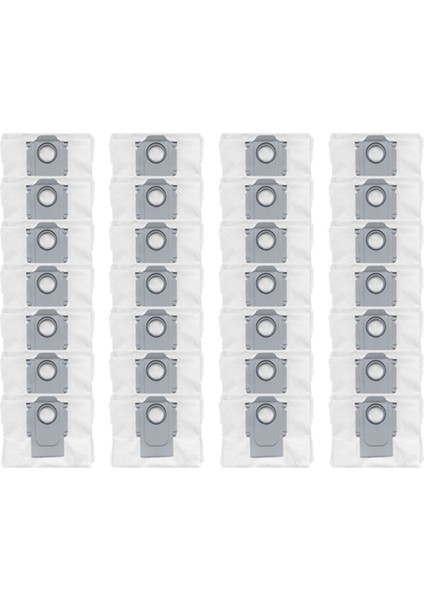 Xiaomi Roborock S8 Plus S8 Pro Ultra / S7 Maxv Ultra / Q5+ / Q7+ / T8 Robot Süpürge Aksesuarları Için 28 Adet Toz Torbası (Yurt Dışından)