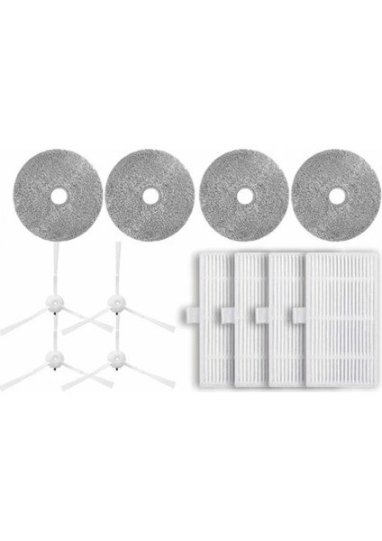 Xiaomi Lydsto W2 Için Elektrikli Süpürge Parçaları Yedek Yedek Parça Yan Fırça Filtreleri Paspas Bez Aksesuarları (Yurt Dışından)