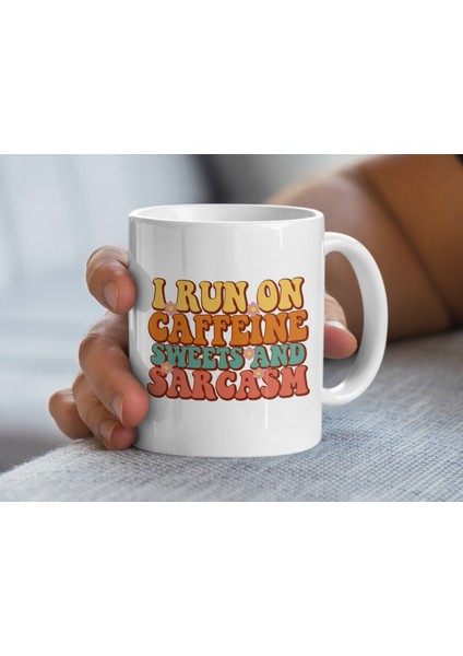 Kafeinle Çalışıyorum Tatlılar ve Alaycılık Komik Sözler Alaycı Mizah Büyük Kahve Kupası fiyatları