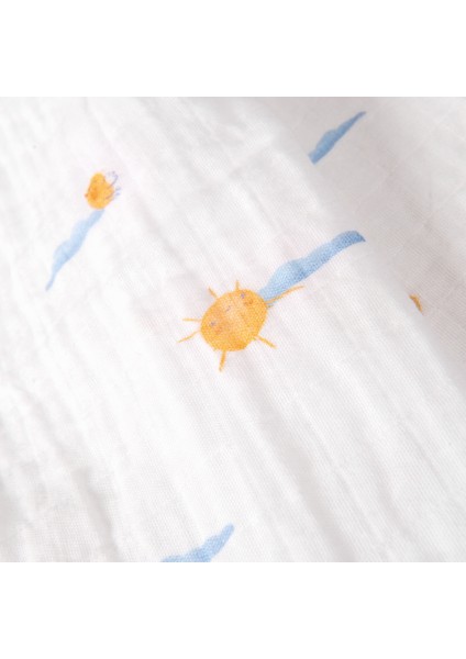 Oli Pamuk, Yıkanmış 3'lü Müslin Örtü Seti - 55X55CM fırsatları