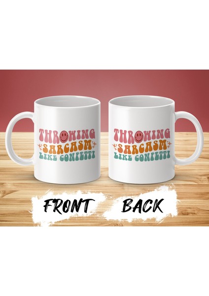 Konfeti Gibi Alaycılık Atma Komik Alaycılar Kupa Arkadaşlar Için, Sevimli Yaratıcı Alaycı Kahve Kupa modelleri