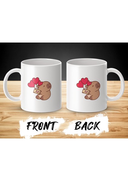 Kapibara Kupa Bardak, Sevimli Kapibara Kupa Bardak, Kalpli Balonlu Kahve Kupa modelleri