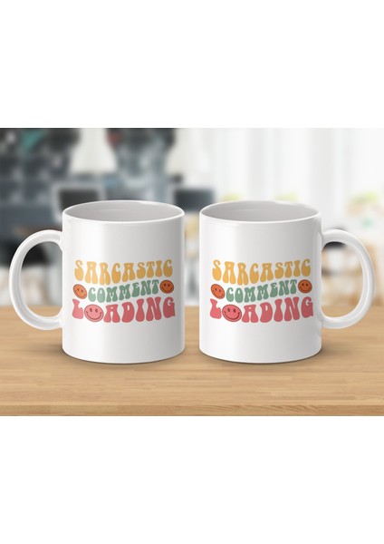 Alaycı Yorum Yükleme Beyaz Seramik 11OZ Çay Kupası Kahve Severler Için Hediye
