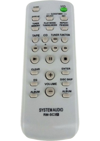 Sony CD Hıfı Sistemi Ses Uzaktan Kumanda Rm-Sc3 RM-SC30 RM-SC50 RM-SC55 MHC-RG29 MHC-RG490S CMT-EH10 Cmt-U1 Cmt-Cpz1 (Yurt Dışından)