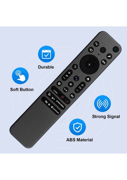 Bravıa Xr Oled/tam Dizi Led/4k Ultra Hd/qd-Oled/mini LED Serisi 2023 Tv Için Sony Tv Için RMF-TX910U Sesli Uzaktan Kumanda (Yurt Dışından) modelleri