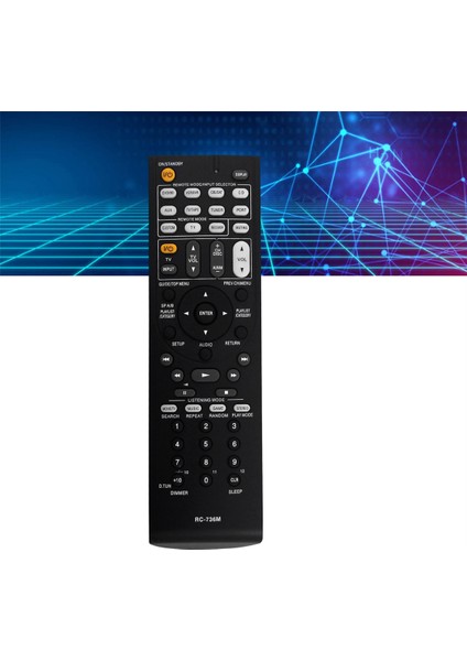 RC-736M Onkyo Sinema Sistemi Için Uzaktan Kumandayı Değiştirin HT-R570 HT-S5200 HT-S5200B HTP-570 SKF-570 LSKF-570R LSKR-570R SKB-570 (Yurt Dışından) fırsatları