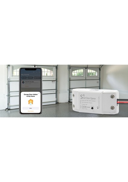 Homekit Wifi Garaj Kapısı Anahtarı Açacağı Akıllı Kapı Kapı Kontrol Cihazı Akıllı Yaşam Uzaktan Kumandası Siri Carplay Için Ab Fişi (Yurt Dışından)
