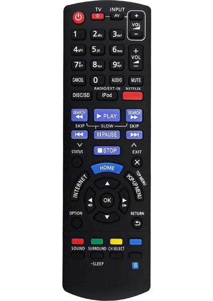 Panasonic Blu-Ray Disk Için N2QAYB000728 Uzaktan Kumandayı Değiştirin SC-BTT195 SC-BTT190 SC-BTT775 SC-BTT770 SC-BTT370 SC-BTT270 (Yurt Dışından)