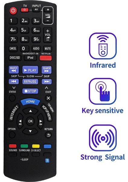 Panasonic Blu-Ray Disk Için N2QAYB000728 Uzaktan Kumandayı Değiştirin SC-BTT195 SC-BTT190 SC-BTT775 SC-BTT770 SC-BTT370 SC-BTT270 (Yurt Dışından) fiyatları