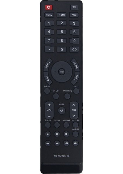 Insignia Tv NS-RC03A-13 NS-32L120A13 NS-40L240A13 Uzaktan Kumandaları Için Uzaktan Kumanda Değişimi (Yurt Dışından)
