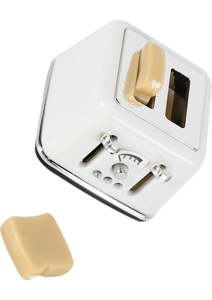 1/12 Ölçekli Dollhouse Ekmek Makinesi Tost Minyatür Dollhouse Mini Aksesuarları Sevimli Süslemeleri Tost Makinesi (Yurt Dışından)