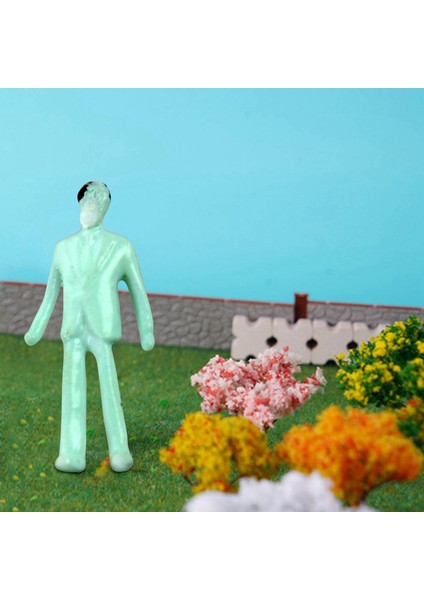 100 Adet Ho Ölçekli 1:100 Mix Boyalı Model Tren Parkı Sokak Yolcu Insan Figürleri (Yurt Dışından) fiyatları