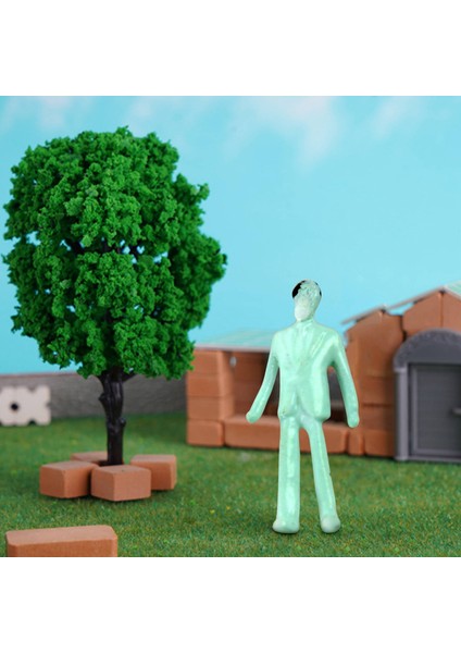 100 Adet Ho Ölçekli 1:100 Mix Boyalı Model Tren Parkı Sokak Yolcu Insan Figürleri (Yurt Dışından) modelleri