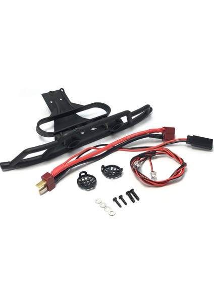 Ön Tampon LED Işık ile Wltoys 144001 144010 124007 124017 124019 Rc Araba Yükseltmeler Dekorasyon Parçaları (Yurt Dışından) fiyatları