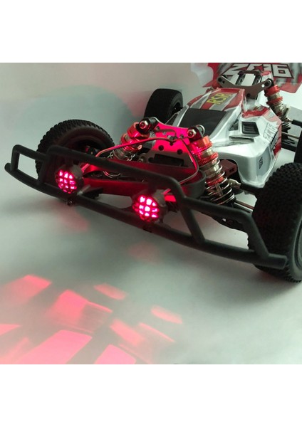 Ön Tampon LED Işık ile Wltoys 144001 144010 124007 124017 124019 Rc Araba Yükseltmeler Dekorasyon Parçaları (Yurt Dışından) indirimleri