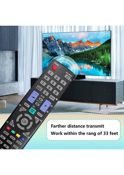 Değiştirin BN59-01012A Uzaktan Kumanda Samsung LE22D450 PS42C430 LE32C455 PS42C450B1W LCD LED Plazma Tv (Yurt Dışından) fırsatları