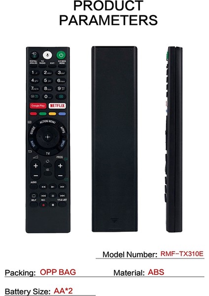 RMF-TX300E RMF-TX310E Ses Tv Uzaktan Kumanda Değiştirme Sony 4K Ultra Hd Akıllı LED Tv Için Bravia Serisi RMF-TX310U (Yurt Dışından) modelleri