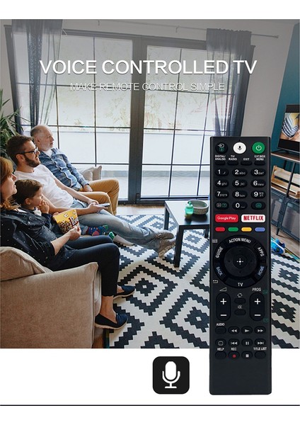 RMF-TX300E RMF-TX310E Ses Tv Uzaktan Kumanda Değiştirme Sony 4K Ultra Hd Akıllı LED Tv Için Bravia Serisi RMF-TX310U (Yurt Dışından) indirimleri