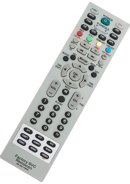 MKJ39170828 Lg Servis Uzaktan Kumandası Için Servis Uzaktan Kumandasının Değiştirilmesi, Lg LCD LED Tv'lerle Uyumlu (Yurt Dışından) modelleri