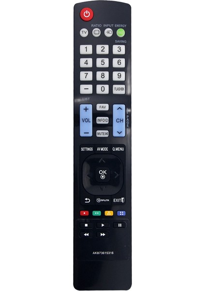 AKB73615316 Uzaktan Kumanda Lg Tv 47LS4600-UA 60PA5500-UA 47LS460LS4600 32LS5600 37LS5600 42LS5600 47LS5600 55LS5600 Için Değiştirilebilir (Yurt Dışından)