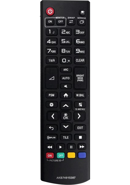 AKB74915387 Lg Tv Uzaktan Kumandası Için Uzaktan Kumandayı Değiştirin (Yurt Dışından)