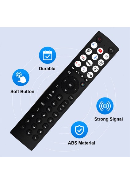 ERF2D36H Hisense Akıllı Tv Için Uzaktan Kumandayı Değiştirin 43A53FUV 50A53FUV 55A53FUV 65A53FUV 43A51HUV 55A51HUV 50A66FUA (Yurt Dışından) modelleri