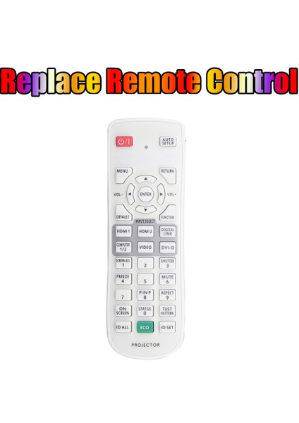 Panasonic Projektör PT-SLX16K/SLZ77C/CL/SLW65C/CL/SLZ69C/CL Için Uzaktan Kumandayı Değiştirin (Yurt Dışından) fiyatları