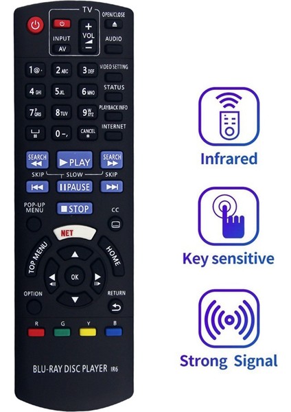 N2QAYB001167 Panasonic 4K Blu-Ray Oynatıcı DMP-UB200 Için Değiştirilmiş Uzaktan Kumanda (Yurt Dışından) fiyatları
