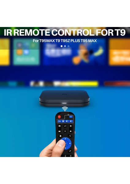 T95MAX T9 T95Z Artı T95 Max Android Tv Kutusu Için T95 Ir Uzaktan Kumanda (Yurt Dışından)