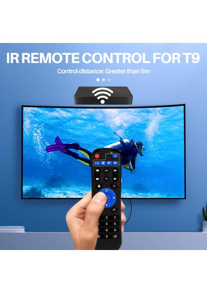 T95MAX T9 T95Z Artı T95 Max Android Tv Kutusu Için T95 Ir Uzaktan Kumanda (Yurt Dışından)