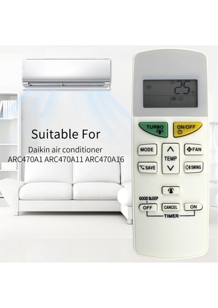 Klima Uzaktan Kumandası ARC470A16 Daıkın ARC470A11 ARC470A13 ARC469A5 ARC455A1 KTDJ002 Için Yedek (Yurt Dışından) fiyatları