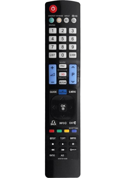 AKB72914048 Lg 3D LCD Tv 55LW450U 42LW451C 47LV355C 55LW451C 32LW5500 Için Uzaktan Kumandayı Değiştirin AKB72914046 42LW4500 47LW451C (Yurt Dışından)