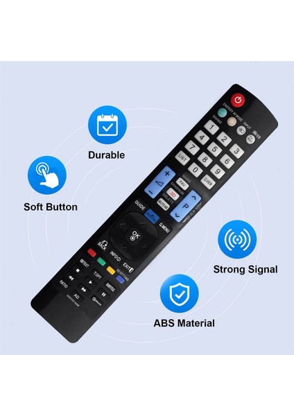 AKB72914048 Lg 3D LCD Tv 55LW450U 42LW451C 47LV355C 55LW451C 32LW5500 Için Uzaktan Kumandayı Değiştirin AKB72914046 42LW4500 47LW451C (Yurt Dışından) fiyatları