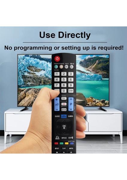 AKB72914048 Lg 3D LCD Tv 55LW450U 42LW451C 47LV355C 55LW451C 32LW5500 Için Uzaktan Kumandayı Değiştirin AKB72914046 42LW4500 47LW451C (Yurt Dışından) modelleri