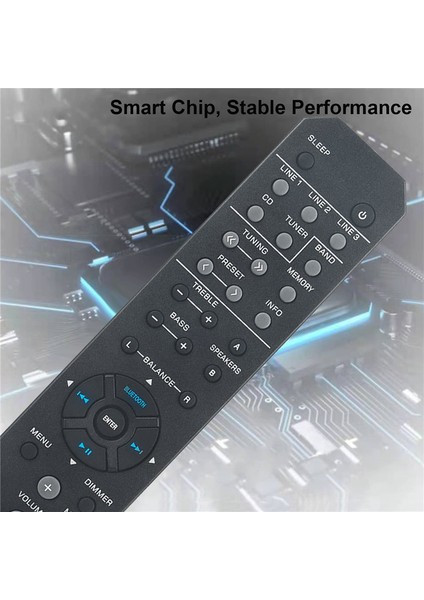 RAX33 Yamaha Stereo Alıcısı Için Uzaktan Kumandayı Değiştirin R-S202 R-S202BL R-S202D RS202 RS202BL RS202D (Yurt Dışından)