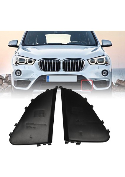 1 Çift Ön Sol Sağ Yan Kapalı Izgara Merkezi Siyah Plastik 51117374205 51117374206 Bmw X1 F48 F49 Sav 2010-2013 Için (Yurt Dışından) modelleri