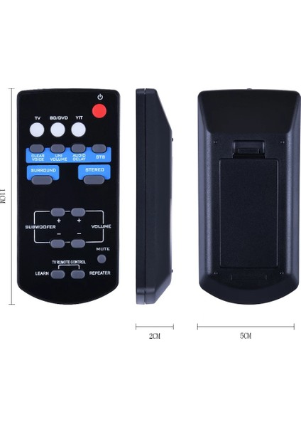 FSR60 WY57800 Yamaha WY57800 YAS101 YAS101BL Için Yedek Uzaktan Kumanda (Yurt Dışından) fiyatları