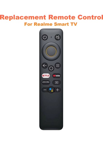 Netflix Google Assistant Için Realme Smart Tv Için Uzaktan Kumanda Rem-V1 Kızılötesi Uzaktan Kumanda (Yurt Dışından)