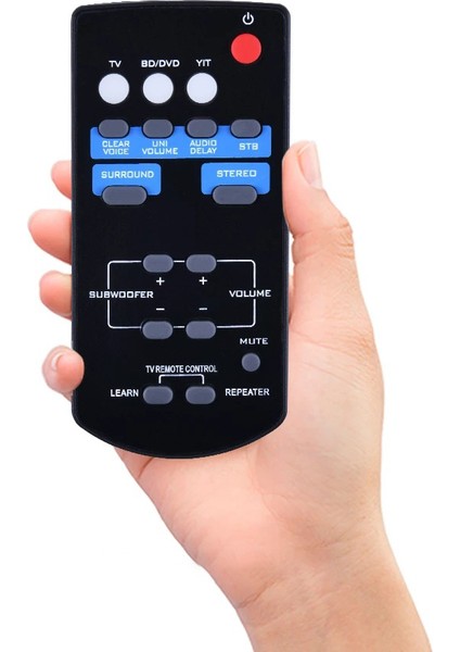 FSR60 WY57800 Yamaha WY57800 YAS101 YAS101BL Için Yedek Uzaktan Kumanda (Yurt Dışından) modelleri