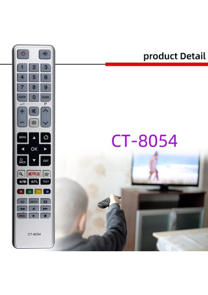 CT-8054 Uzaktan Kumanda Toshıba Tv Için Değiştirilen Kontrol Cihazı CT8054 55S3653DB (Yurt Dışından) fiyatları