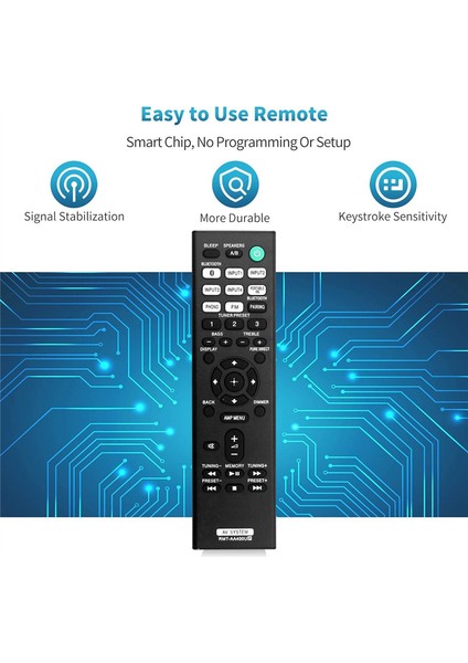 RMT-AA400U Uzaktan Kumanda Sony Stereo Alıcısı STR-DH190 STRDH190 Uzaktan Kumandası Için Değiştirilebilir (Yurt Dışından) indirimleri