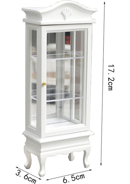 1/12 Dollhouse Minyatür Mobilya Dolabı Ahşap Tek Kapı Kitaplık Vitrin Dollhouse Mutfak Yemek Için (Yurt Dışından) fırsatları