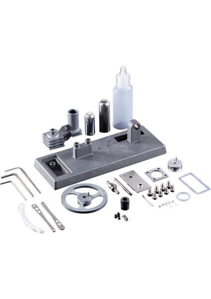 Stirling Motor Modeli Montajlı Dıy Güç Üretimi LED Işık Buhar Isı Eğitim Modeli Bilimsel Deney Oyuncaklar (Yurt Dışından) modelleri