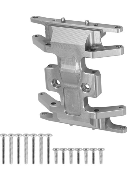 Eksenel SCX24 90081 1/24 Rc Paletli Araba Metal Şanzıman Sabitleme Kaidesi Şanzıman Tutucu Kızak Plakası Yükseltme Parçaları, Gümüş (Yurt Dışından) fiyatları