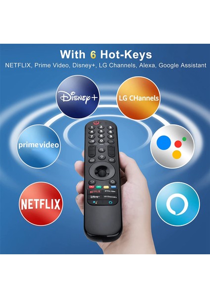 Lg UHD OLED Qned Nanocell 4K 8k Akıllı Tv Için Işaretçi Değiştirme ile Lg-Magic-Remote Için MR21GA (Yurt Dışından) fırsatları