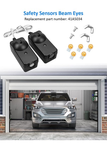 Adet Garaj Kapısı Açıcı Güvenlik Sensörü Işın Gözler Braketler ile Liftmaster Sears Chamberlain Için Fit (Yurt Dışından) indirimleri